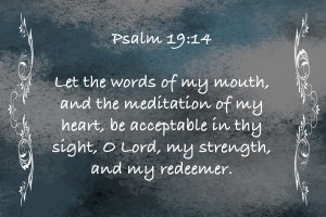 Psalm 19 14 4CH